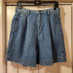 90s Liz Claiborne High-Waisted Denim Shorts
